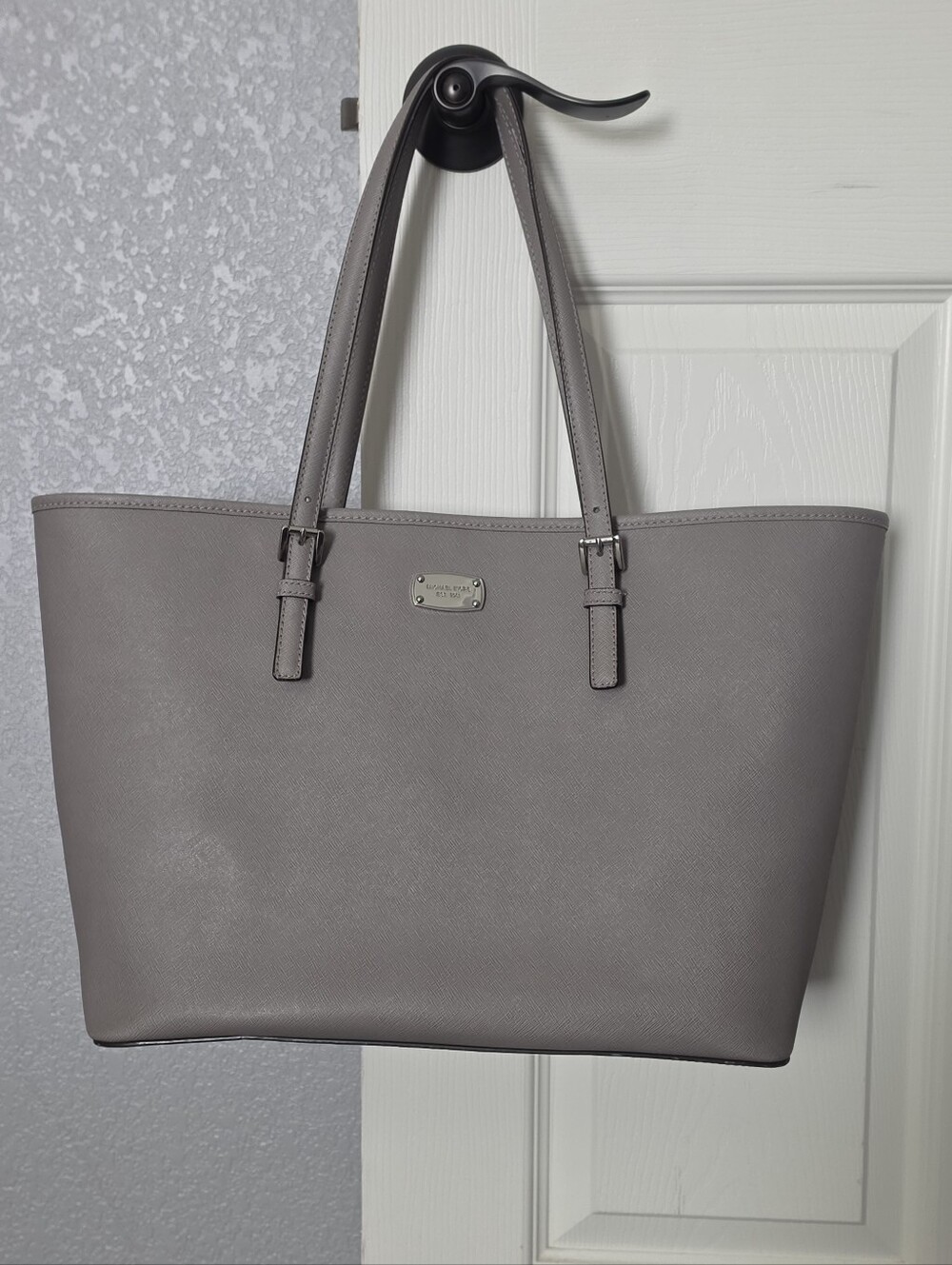 Michael Kors Gray Saffiano Leather Tote